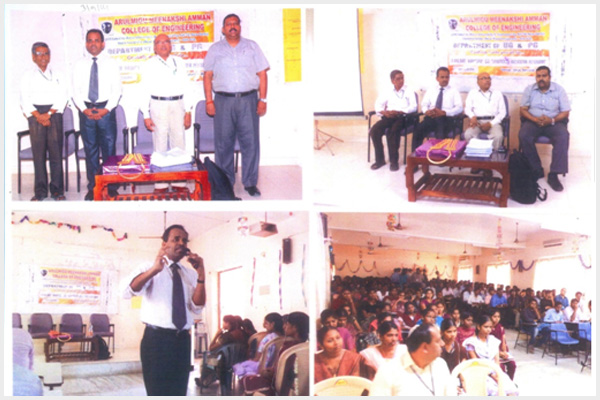 Orientation Workshop on Entrepreneurship by Mr.Vallinayagam, Consultant and Technologist (NSIC) on 3rd September 2014