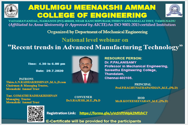 National level Webinar program